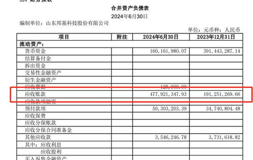 邦基科技2024上半年財(cái)報(bào)解析 增收不增利背后的應(yīng)收賬款隱憂(yōu)